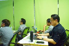 บรรยากาศขณะอบรมการนำ Odoo10 ใช้งานระบบ ERP สำหรับองค์กร