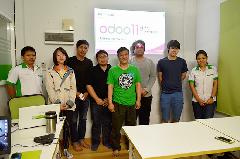บรรยากาศขณะอบรมการนำ Odoo11 ใช้งานระบบ ERP สำหรับองค์กร