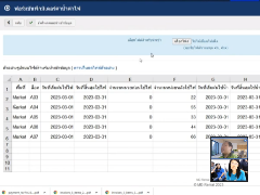 สอนการบันทึกค่าน้ำค่าไฟ บนโปรแกรมจัดการพื้นที่ตลาด 