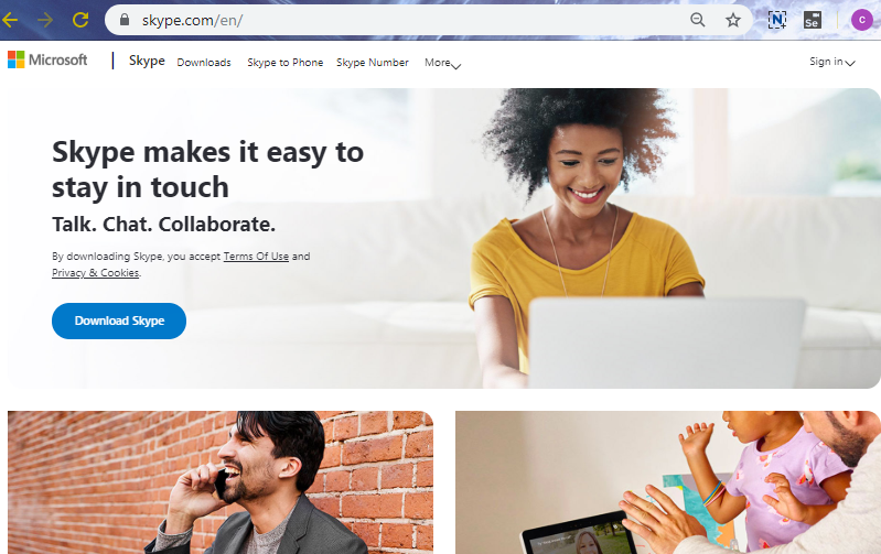 ขั้นตอนแรกในการสมัคร ขั้นตอนแรกในการสมัครใช้งาน Skype