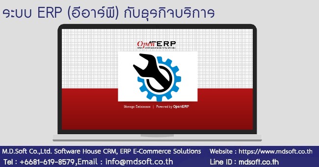 ระบบ ERP กับธุรกิจบริการ