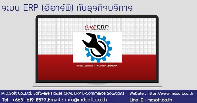 ระบบ ERP กับธุรกิจบริการ ระบบ ERP กับธุรกิจบริการ