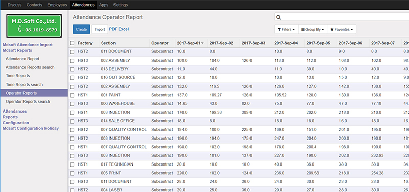 ERP Attendance Management