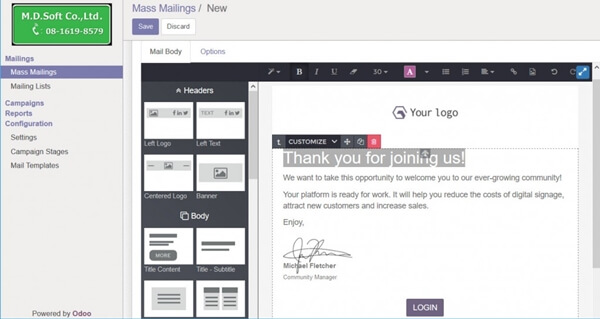 email marketing Template email marketing Template