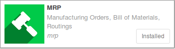 ระบบ MRP (เอ็มอาร์พี) โปรแกรมบริหารการผลิต ในระบบ ERP (อีอาร์พี) ของ Odoo ระบบ MRP (เอ็มอาร์พี) โปรแกรมบริหารการผลิต ในระบบ ERP (อีอาร์พี) ของ Odoo