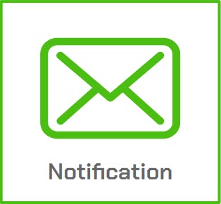 ภาพไอคอน Notification ระบบเเจ้งเตือน(Notification)
