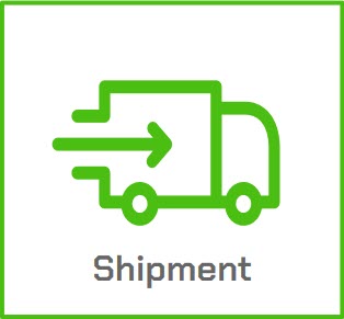 ภาพไอคอนระบบขนส่ง Shipment ระบบจัดการขนส่ง(Shipment)