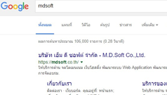 ผลอันดับในหน้าผลการค้นหาของ Search Engine ด้วย SEO